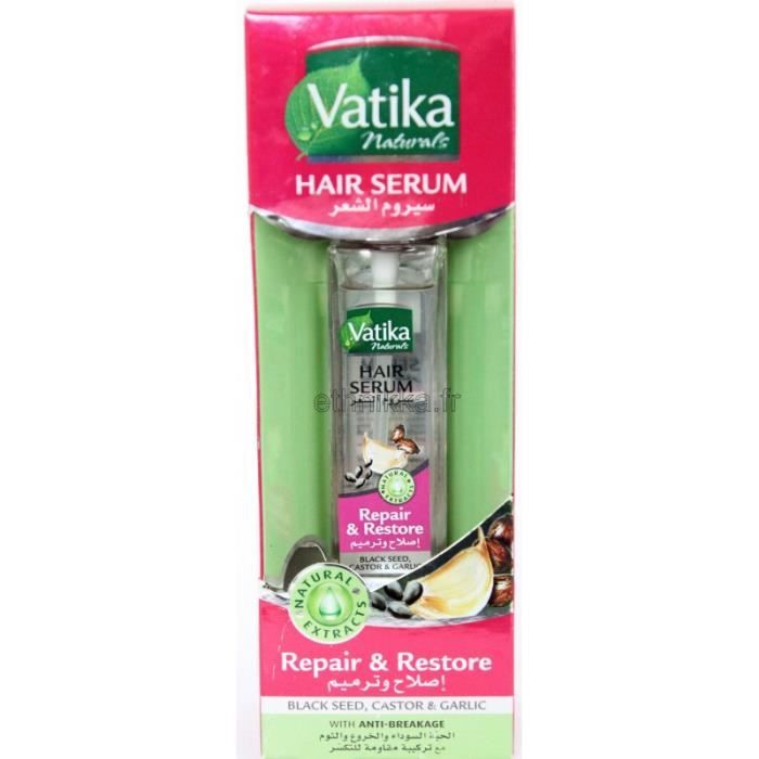 serum Vatika est un soin contenant de la graine noire, roulette et de