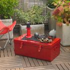 COFFRE - MALLE Malle PIERRE HENRY Habitat rouge 90x50x37cm