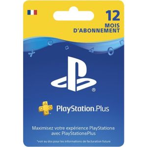 Abonnement Playstation Plus 12 Mois PSVita-PS3-PS4