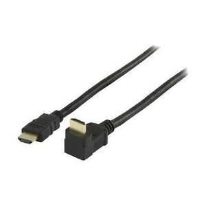 VALUELINE VGVP34200B100 Câble HDMI angel 90 avec Ethernet haute vitesse 10,00 m - Noir