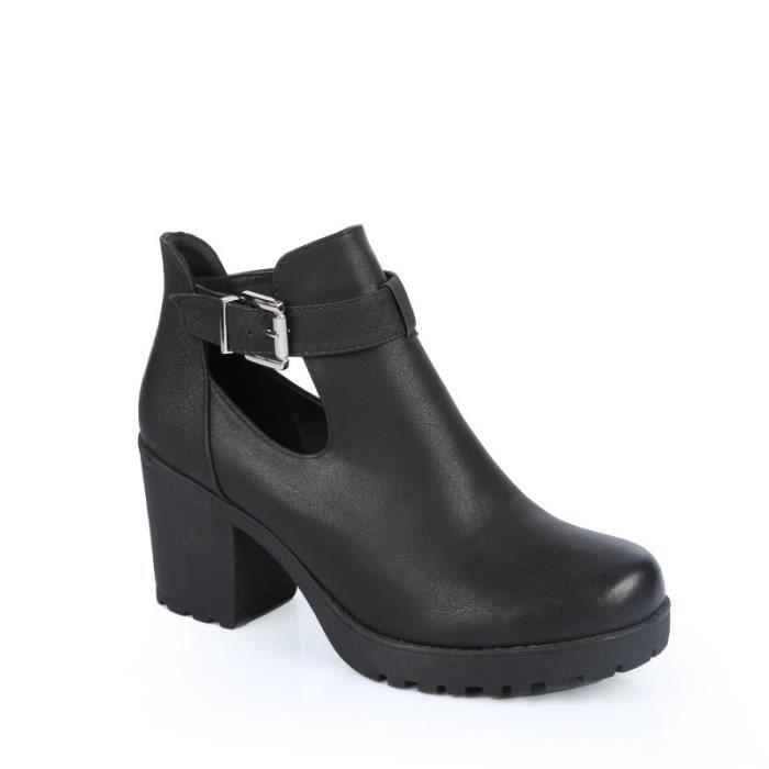 bottines en pu 224 talon 233 pais judie noir noir achat bottines en pu 224 talon 233 pais judie noir noir achat