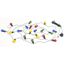 GUIRLANDE LUMINEUSE EXT  Guirlande guinguette multicolore 20 lampes
