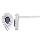  Boucles d' oreilles saphirs bleu…