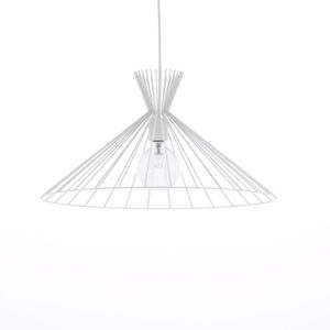KONE Lustre - suspension filaire blanche ?47 cm E27 40W