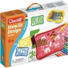 PACK ART GRAPHIQUE  Valisette Pochoirs Animaux Quercetti