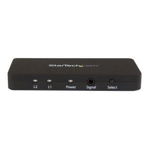 STARTECH Switch vidéo HDMI automatique ? 2 ports avec boîtier en aluminium et support MHL - Commutateur HDMI 2x1 - 4K 30Hz