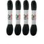 LACET DE CHAUSSURE Lot de 4 lacets de 150 cm en polypropylène noir