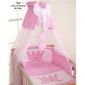 CIEL DE LIT BÉBÉ Ciel de lit bébé en voile avec bande  Princesse r