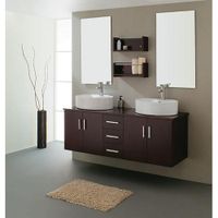 ENSEMBLE MEUBLES DE SALLE DE BAIN  Meuble de salle de bain Ombra Wenge 150 cm