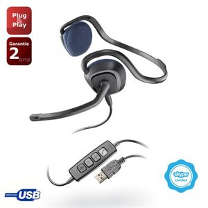 Plantronics casque-micro stéréo tour de cou