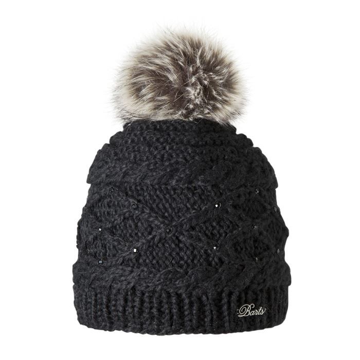 bonnet pompon noir homme
