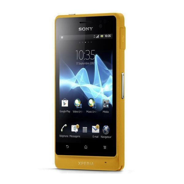SONY Xperia go jaune Achat téléphone portable pas cher, avis et