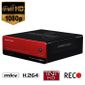 PASSERELLE - DISQUE DUR - LECTEUR MULTIMEDIA Peekton Peekbox 264 HD Rouge