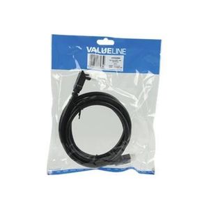 VALUELINE VGVP34200B20 Câble HDMI angel 90 avec Ethernet haute vitesse 2,00 m - Noir