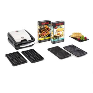 TEFAL - Gaufrier Croque monsieur Snack collection - SW853D12