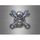 Autocollant sticker skull piston tete mort tuning