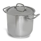 CASSEROLE - FAITOUT - MARMITE  TRAITEUR + COUVERCLE 32 CM INOX PRO / 21 L