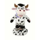 PELUCHE Vache animée à Ressort 37 cm