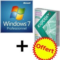 PACK LOGICIEL Windows 7 Professionnel 64 bits OEM + Kaspersky