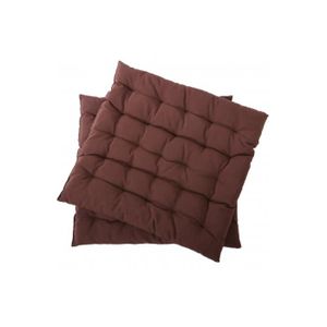 Galette de chaise marron  Moderne  Coussin de Chaise  par Interior's