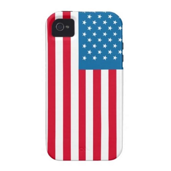 Coque Iphone4 drapeau USA coque bumper, avis et prix pas cher