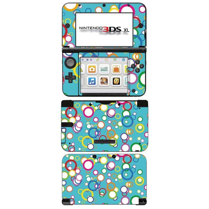 Skin Stickers pour nintendo 3DS XL (Sticker Circles) Achat / Vente