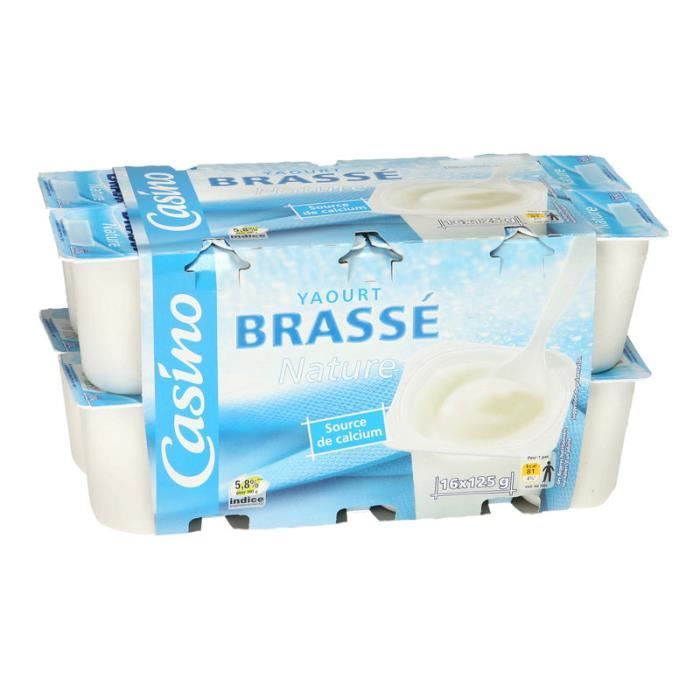 Casino yaourt brasse
