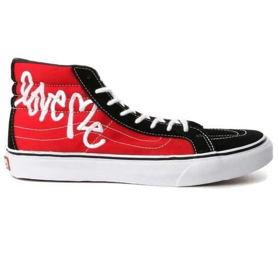 Vans Sk8 Hi Rouge Vans Sk8 Hi Rouge