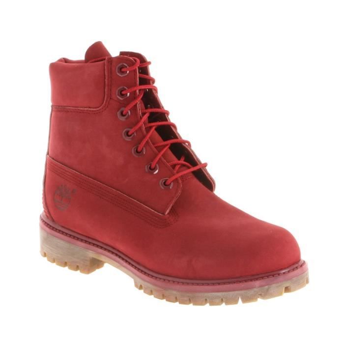 timberland rouge homme