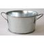 OBJET DECORATIF - STATUE BASSINE EN ZINC AVEC 2 ANSES DIAMETRE 12,5 CM