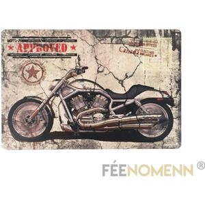 Plaque metal deco moto - Achat / Vente Plaque metal deco ...