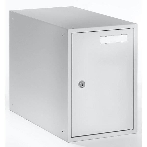 QUIPO Casier verrouillable h x l x p 350 x 250 x 450 mm corps gris