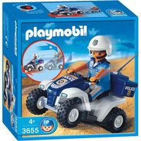 UNIVERS MINIATURE COMPLET Playmobil Policier Quad
