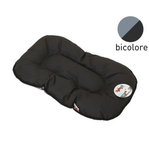 Coussin flocon - 45 cm - Noir et gris - Pour chien