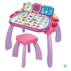 VTECH Magi Bureau interactif 3 en 1 Rose