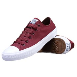 Converse Basse Rouge Bordeaux Converse Basse Rouge Bordeaux
