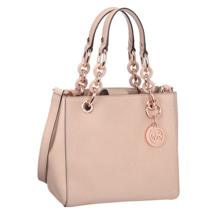 MICHAEL KORS Sac à Main Cuir CINTHIA Rose Femme Achat / Vente MICHAEL KORS Sac à Main Cdiscount
