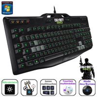 CLAVIER - PAVE NUMERIQUE Logitech Gaming Keyboard G105 Call of Duty MW3