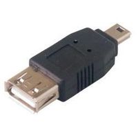 CABLE ET CONNECTIQUE POUR PERIPHERIQUE GENERIQUE Adaptateur USB A Femelle/Mini USB B Male