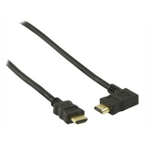 VALUELINE VGVP34250B15 Câble HDMI Coudé ? gauche avec Ethernet haute vitesse 1.50 m - Noir