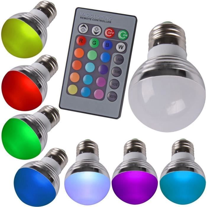 Lampe qui change de couleur electrique - Achat / Vente Lampe qui change