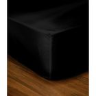  CASATXU Drap Housse 90x190cm NOIR