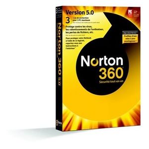 ANTIVIRUS NORTON 360 V5 3 postes MISE A JOUR