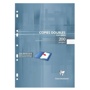 FEUILLE - COPIE DOUBLE  Copies doubles blanches perforees 210X297 200 page