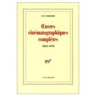 ART / CINEMA / MUSIQUE OEUVRES CINEMATOGRAPHIQUES COMPLETES 1952-1978