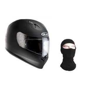 HJC Casque intégral FG-17 noir mat + cagoule