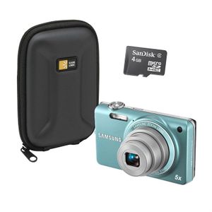 COMPACT Appareil photo SAMSUNG ST65 Turquoise + Micro SDHC