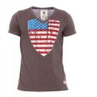 T-SHIRT TEE SHIRT HOPE AND LIFE (COULEUR… Gris