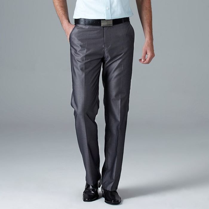 Pantalon de costume sans pince Ditla Synthétique Ref: 3700175763607