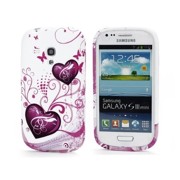 Coque Samsung Galaxy S3 mini Housse design coeur Déclarez votre